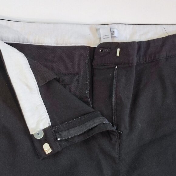 Izod golf active wear flat front pants black women's size 16 - Picture 7 of 12